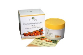 Crema vitaminizanta de zi cu ulei de catina si masline, 50 ml, Cosmetic Plant 
