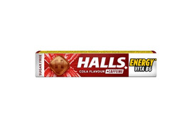 Halls Energy Cola + Caffeine + Vitamina B6, 1 bucata, Kraft Foods