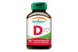 Vitamina D3 1000UI, 100 tablete, Jamieson