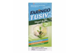 Sirop de tuse cu muguri de pin Faringo Tusiv, 120 ml, Terapia 