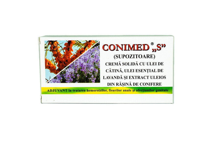 Conimed S Supozitoare, 10 supozitoare, Elzin Plant