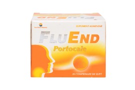 FluEnd portocale, 20 comprimate, Sun Wave Pharma 