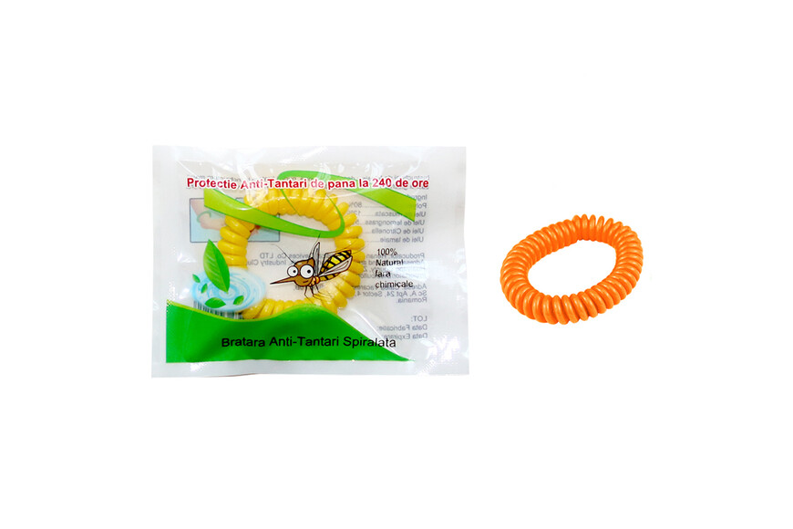 Bratara anti-tantari spiralata, 1 bucata, Henan