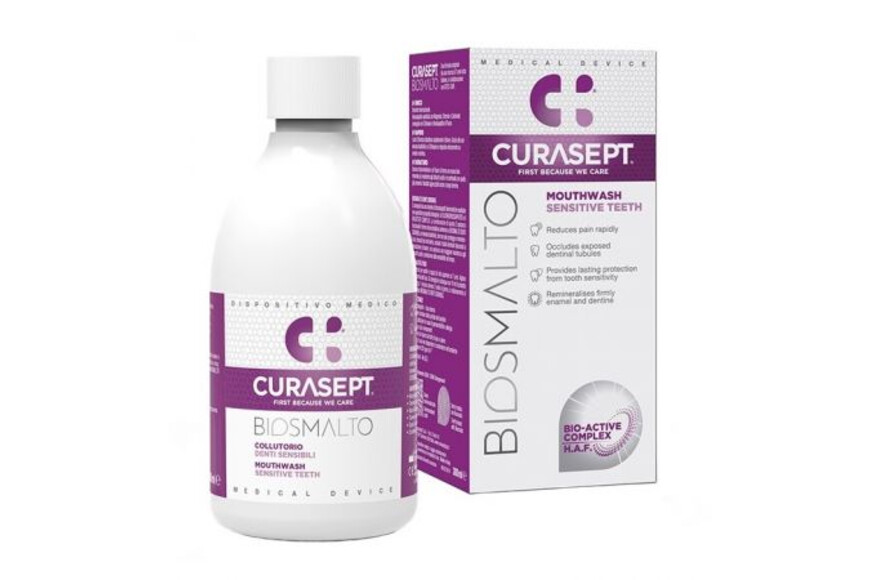 Apa de gura senzitive Biosmalto, 300 ml, Curasept