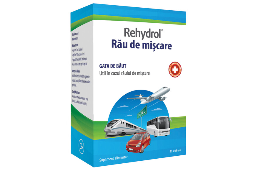 Rehydrol Rau de miscare, 10 stickuri, MBA Pharma Innovation