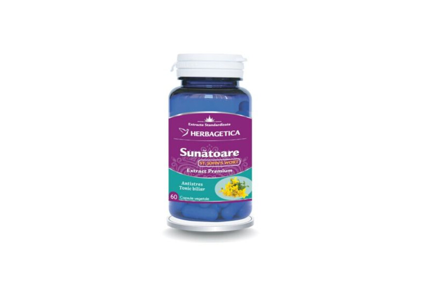 Sunatoare St John S Wort 60 Capsule, Herbagetica