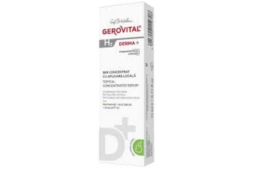 Ser concentrat cu aplicare locala H3 Derma+, 15 ml, Gerovital