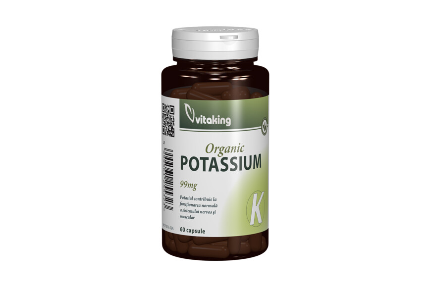 Potasiu 99mg, 60 capsule, Vitaking