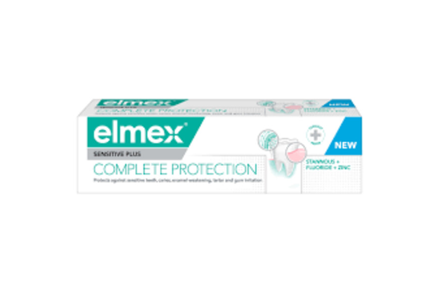 Pastă de dinți Sensitive Plus Complete Protection, 75 ml, Elmex