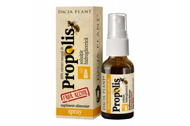 Spray cu extract natural de propolis fara alcool, 20 ml, Dacia Plant