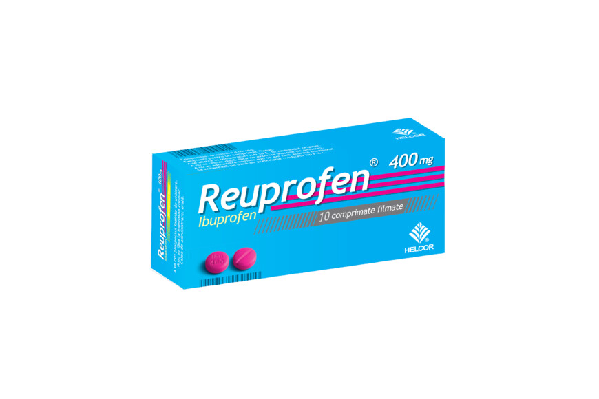 Reuprofen, 400 mg, 10 comprimate filmate, Helcor