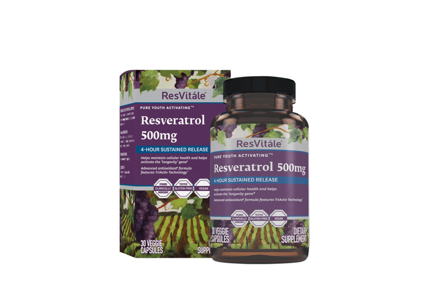 Resveratrol 500mg, 30 capsule, GNC
