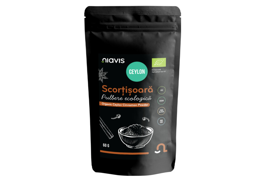 scortisoara Ceylon pylbere Bio, 60 g, Niavis