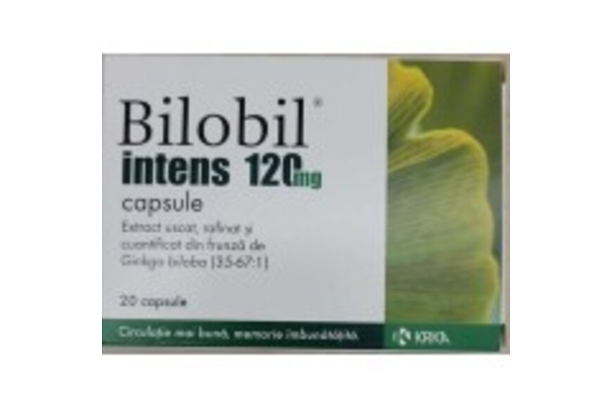 Bilobil Intens, 120 mg, 20 capsule, Krka