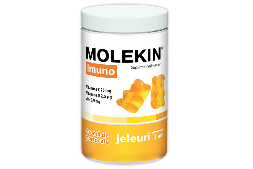 Molekin Imuno 3 ani+, 60 jeleuri gumate, Zdrovit