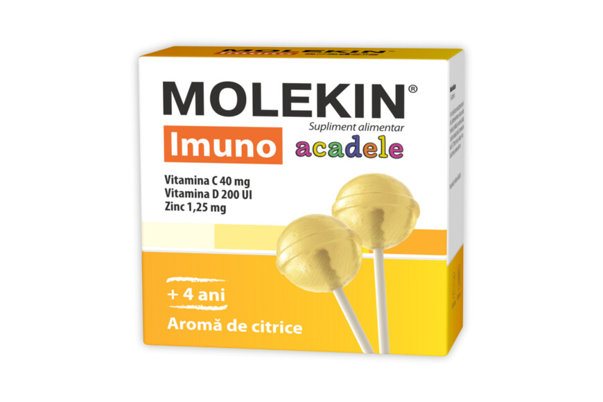 Molekin Imuno 4 ani+, 12 acadele, Zdrovit