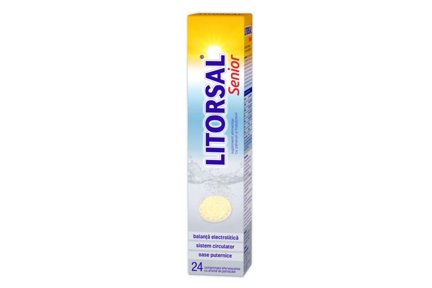 Litorsal Senior, 24 comprimate efervescente, Zdrovit