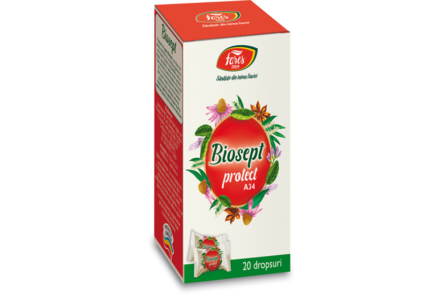 Biosept Protect, 20 dropsuri, Fares
