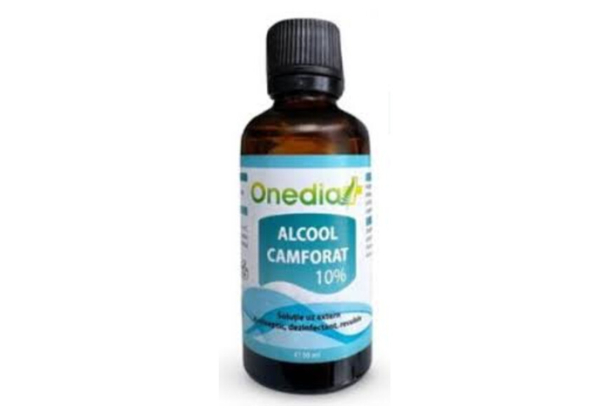 Alcool Camforat 10% 50ml, Onedia