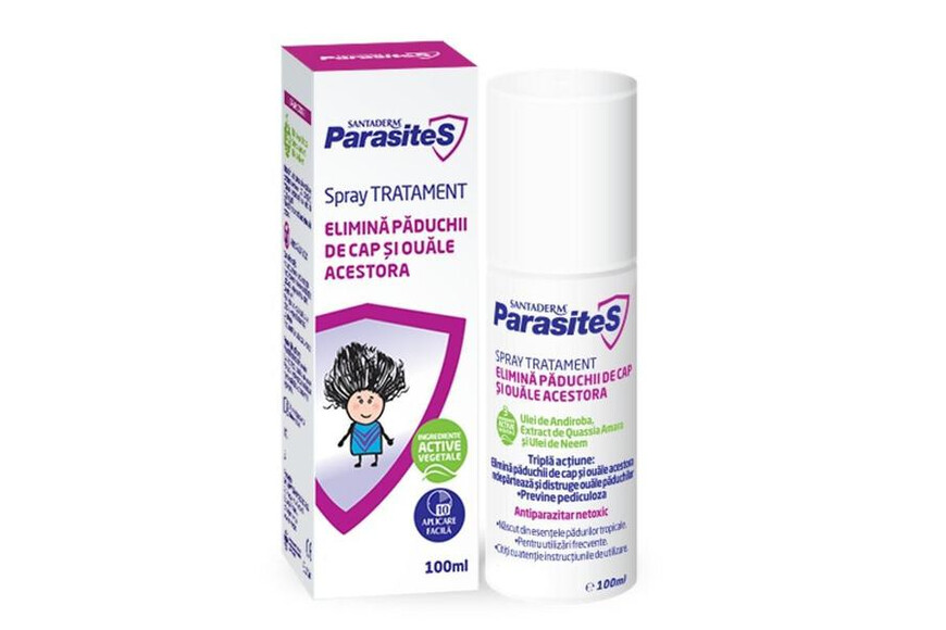 Sampon tratament impotriva paduchilor Santaderm, 150 ml, Viva Pharma