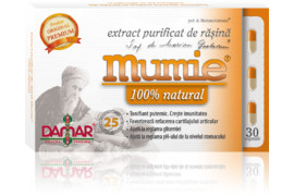 Extract purificat de rasina Mumie, 30 capsule, Damar General Trading 