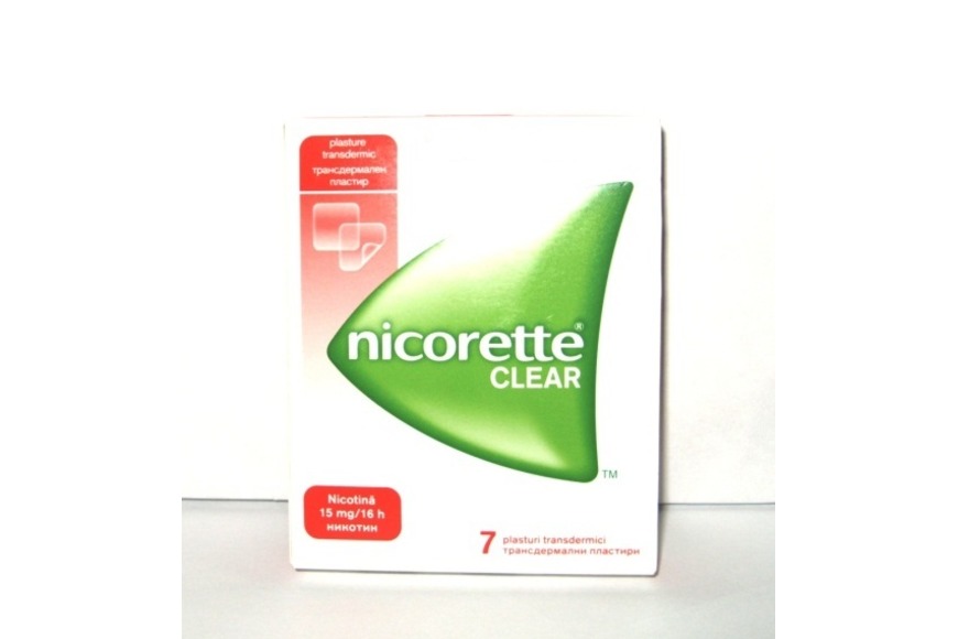 Authorization exhaust nobody Nicorette Clear 15mg, 7 plasturi, Mcneil - www.apoteca-farmacie.ro