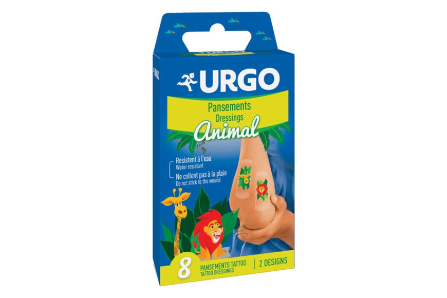 Plasturi Jungle tattoo Animal, 8 buc, Urgo