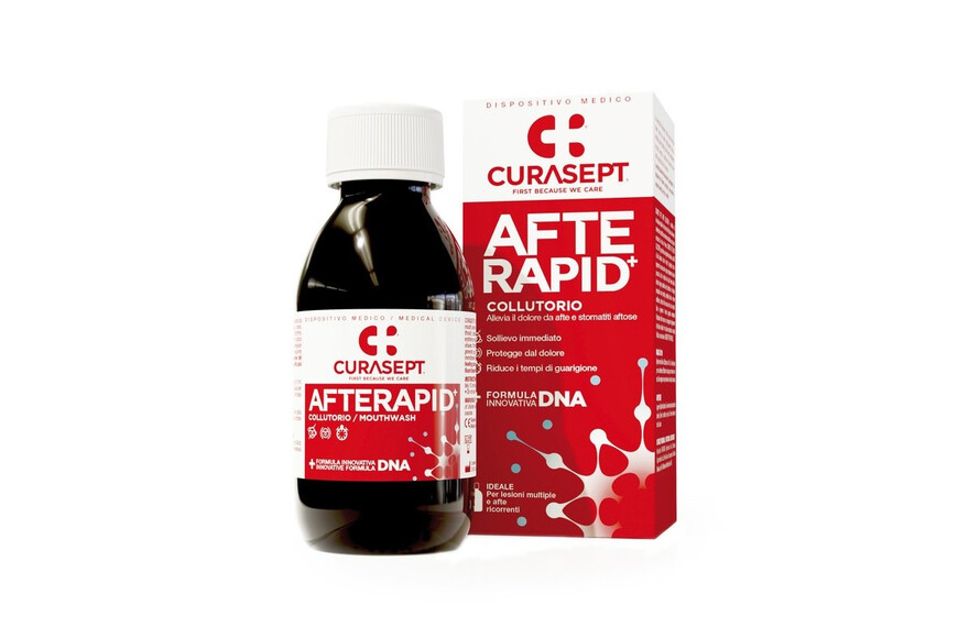 Apa de gura Cool Afte Rapid, 125 ml, Curasept