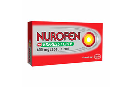 Nurofen Express Forte 400 mg, 10 capsule, Reckitt Benckiser Healthcare.