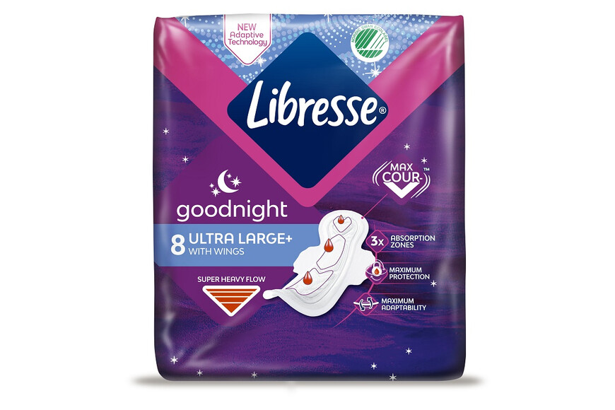 Absorbante Goodnight, 8 bucati, Libresse