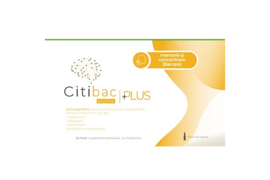 Citibac Alpha, 20 fiole buvabile, Naturpharma