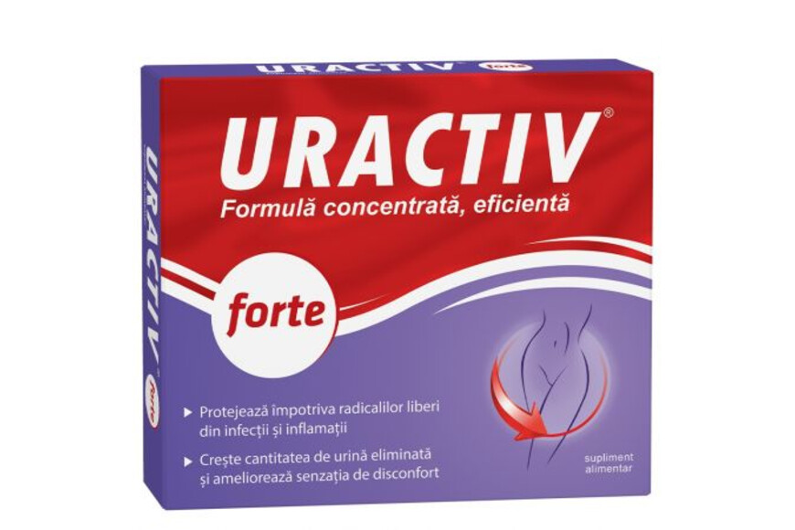 Uractiv forte, 10 capsule, Terapia
