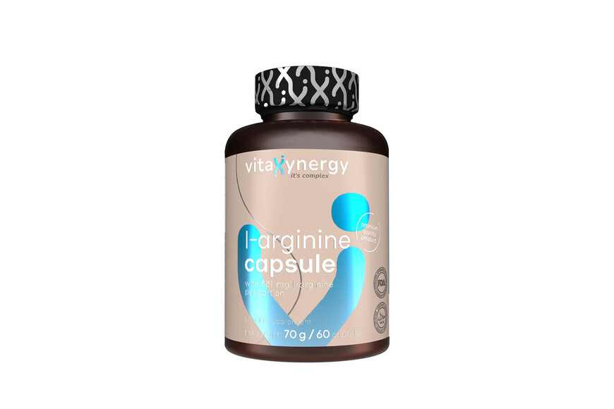 L- Arginine 60 Capsule, Vitaxynergy