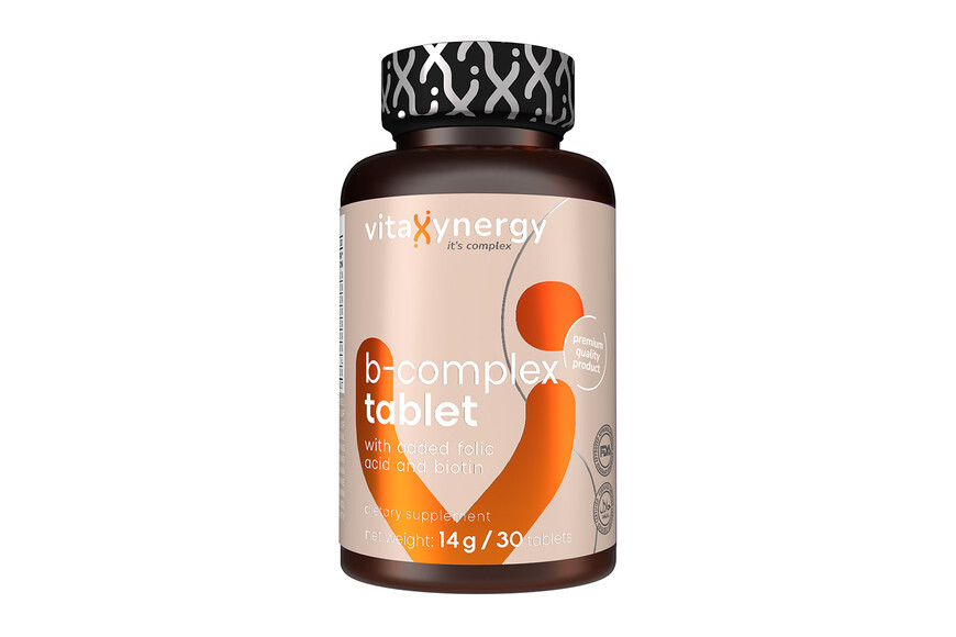 Vitamin B Complex, 30 tablete, Vitaxynergy