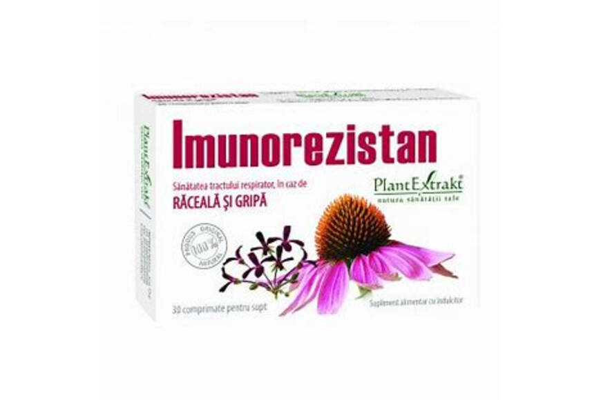 Imunorezistan  Raceala si Gripa, 30 comprimate, Plant Extrakt