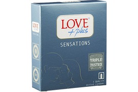 Prezervative Sensation, 3 bucati, Love Plus 