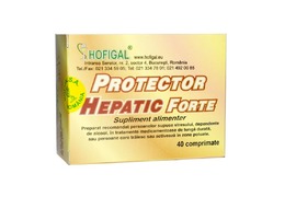 Protector Hepatic Forte, 40 comprimate, Hofigal 