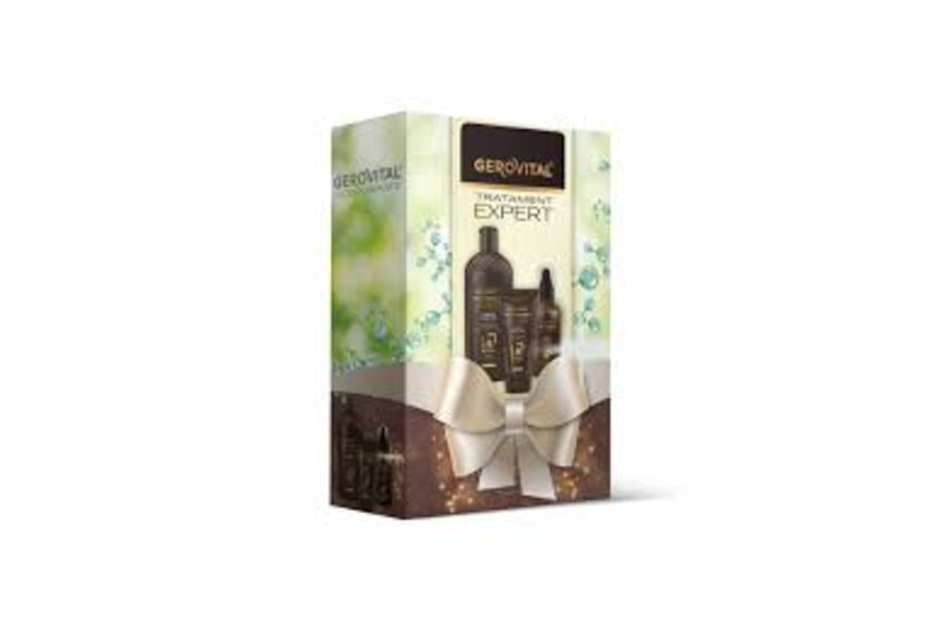 Caseta Cadou Gerovital Tratament Expert Argan: Șampon, Mască și Ulei Păr