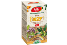 Biosept sirop miere si propolis, A13, 100 ml, Fares 