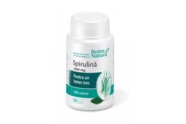 Spirulina, 1000 mg, 30 comprimate, Rotta Natura