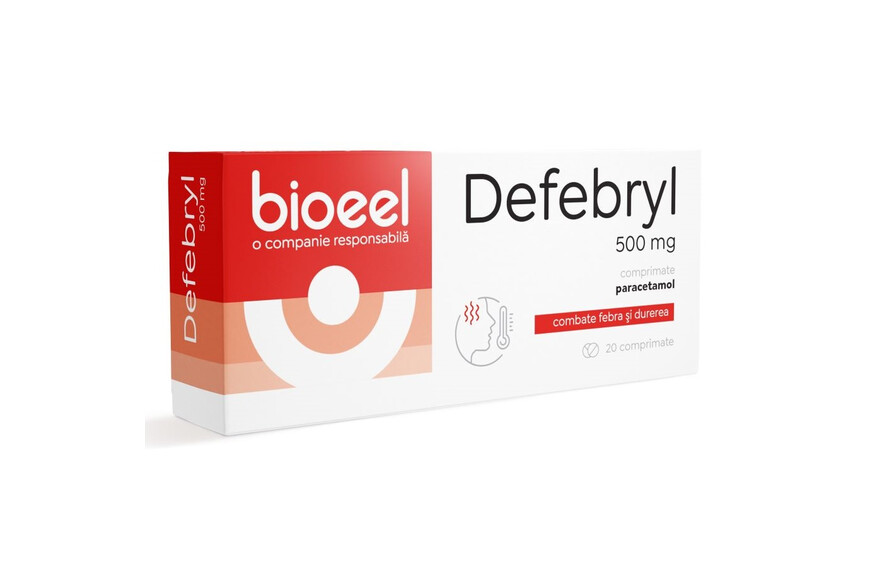 Defebryl, 500 mg, 20 comprimate, Bioeel