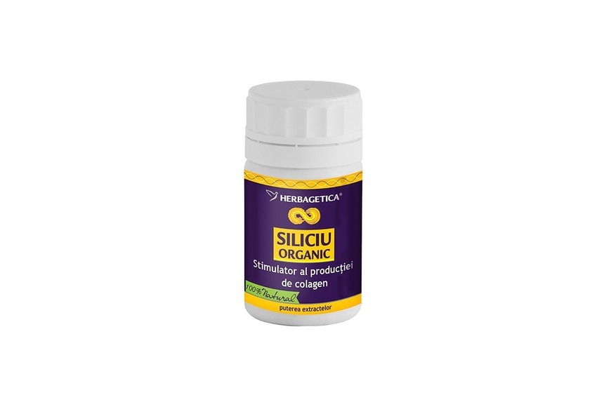 Siliciu Organic, 30 capsule, Herbagetica 