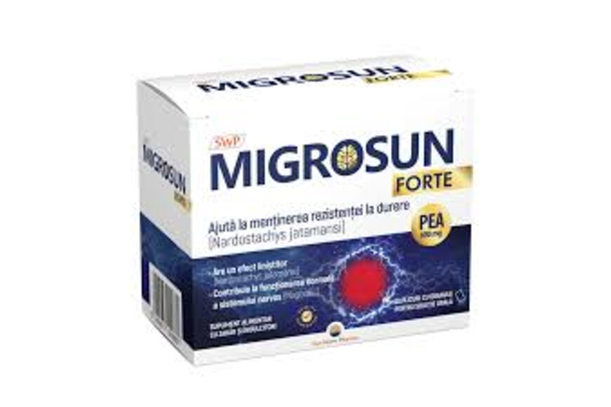 Migrosun Forte, 30 plicuri cu granule pentru solutie orala, Sun Wave