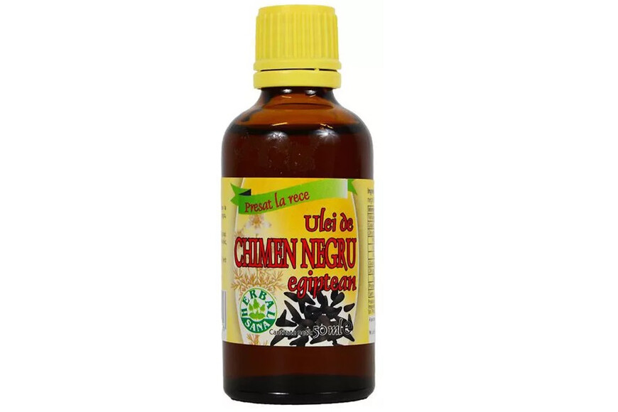 Ulei de chimen negru presat la rece, 50 ml, Herbavit