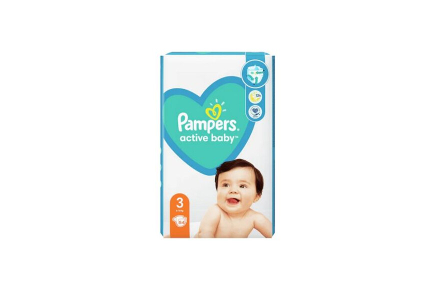 Pampers Active Baby nr 3 (6-10 kg) 54 bucati