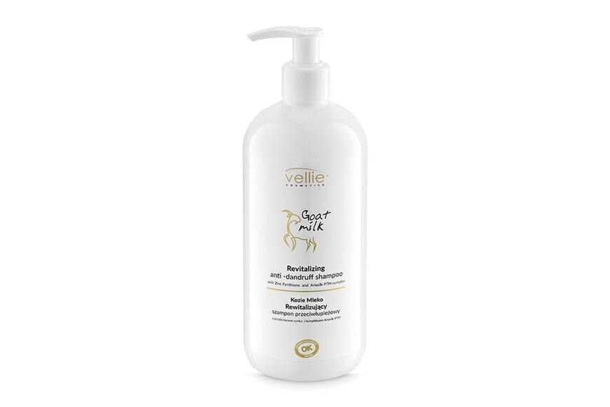 Sampon revitalizant antimatreata cu extract din lapte de capra, 500ml, Vellie