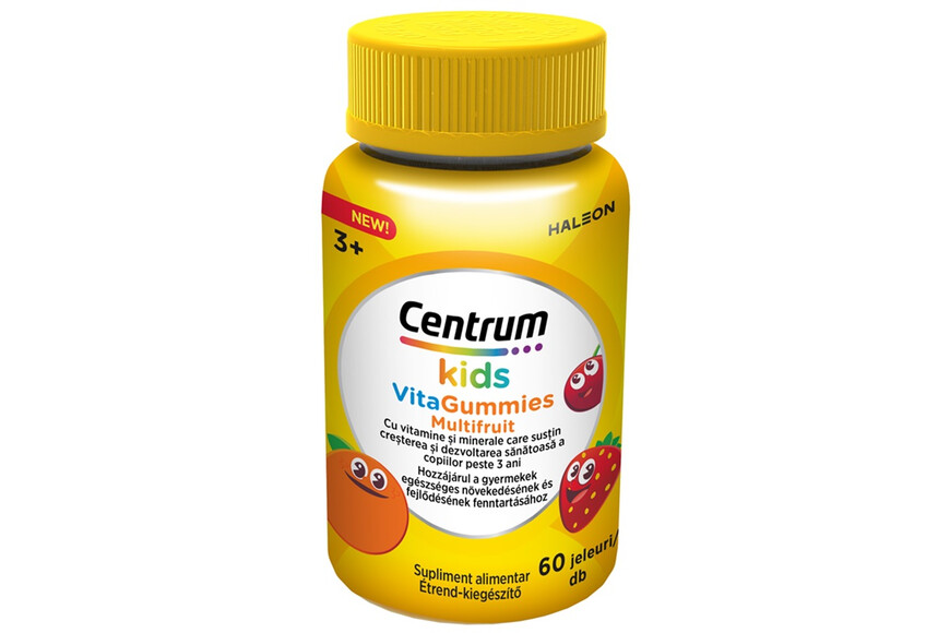 Centrum Kids VitaGummies Multifruct, 60 jeleuri, Haleon