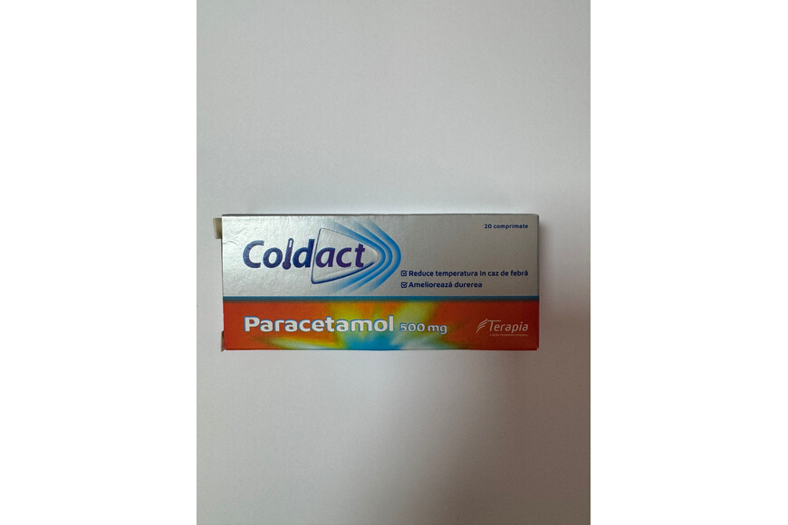 Coldact paracetamol 20 comprimate, Terapia