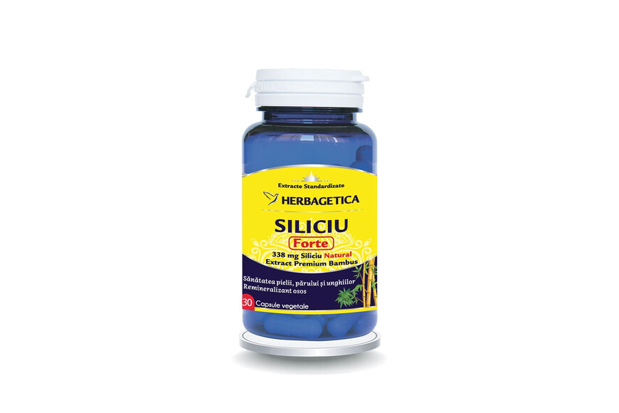 Siliciu Forte, 30 capsule, Herbagetica