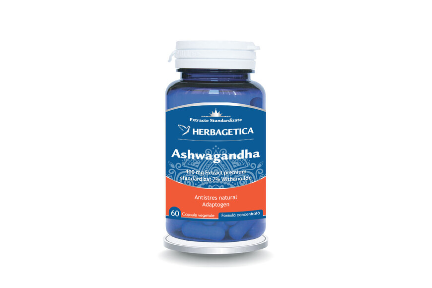 Ashwagandha, 30 capsule, Herbagetica